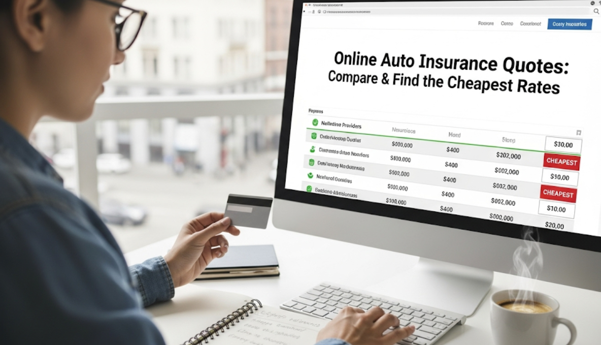 Online Auto Insurance Quotes: Compare & Find the Cheapest Rates